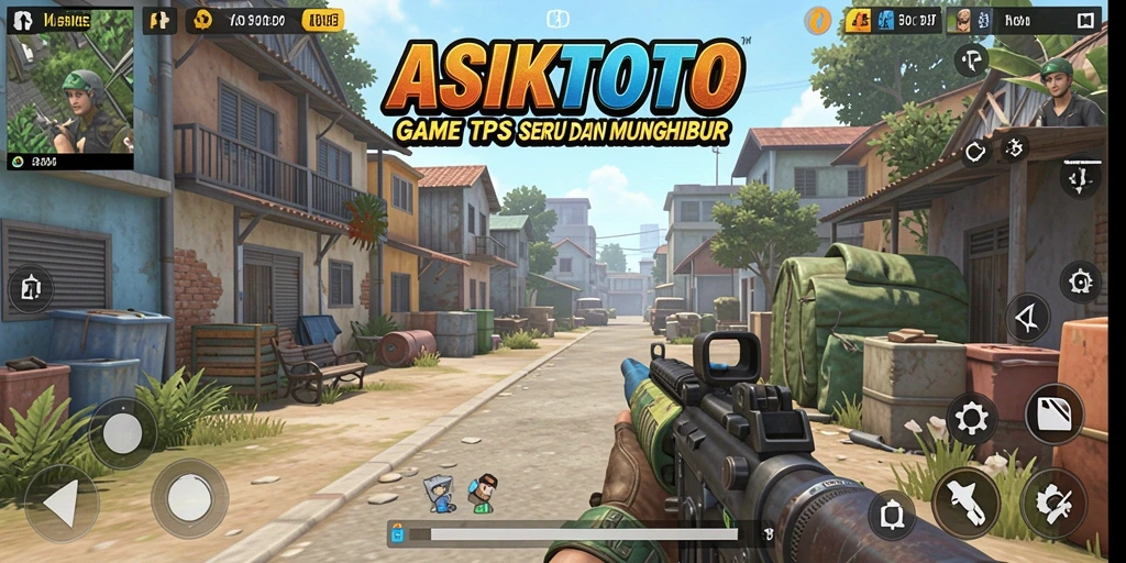 Tampilan gameplay seru ASIKTOTO dengan pertempuran intens.