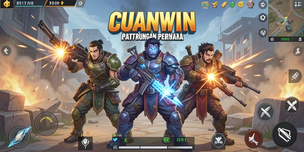 Tangkapan layar menunjukkan intensitas pertempuran dalam CUANWIN.