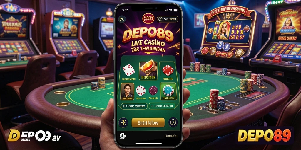 Tampilan gameplay DEPO89 yang memukau dalam Live Casino.