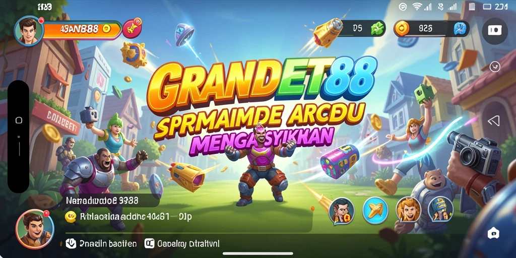 Screenshot menunjukkan gameplay dinamis dari GRANDBET88 yang seru.