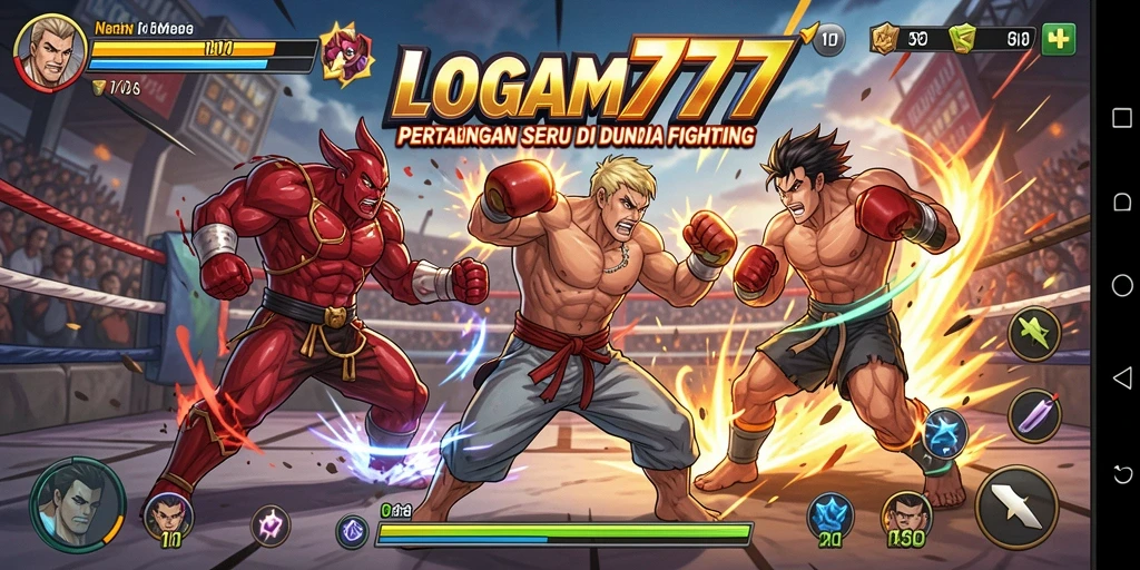 Tampilan menarik dari gameplay LOGAM777 dengan pertarungan yang mendebarkan.