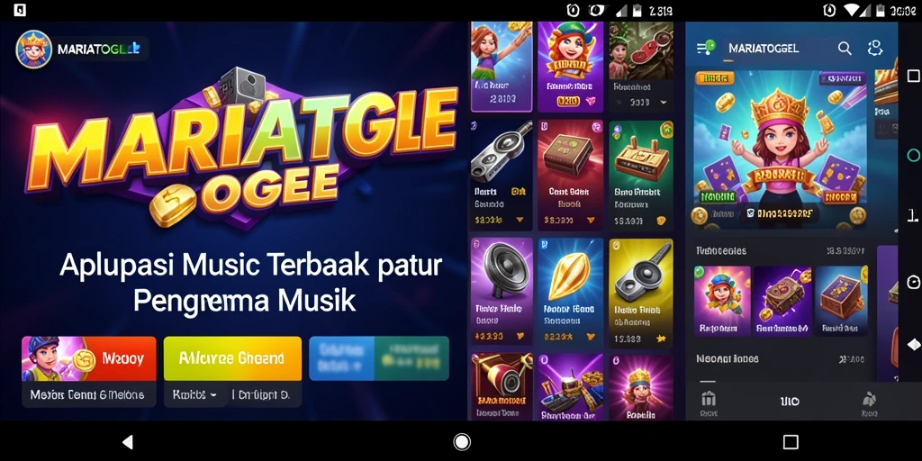 Tampilan gameplay MARIATOGEL yang seru dan interaktif.