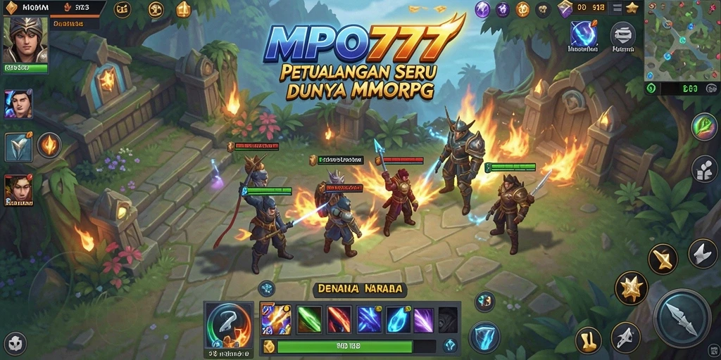Tampilan gameplay MPO777 yang mendebarkan dalam dunia MMORPG.
