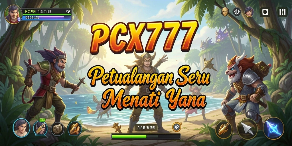 Tampilan gameplay PCX777 yang mendebarkan dan penuh aksi.