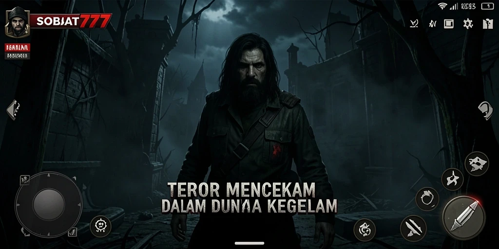 Tampilan gameplay SOBAT777 yang mencekam dan menegangkan.
