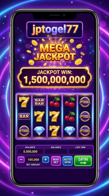 Tampilan antarmuka utama jptogel77 yang intuitif dan mudah digunakan.